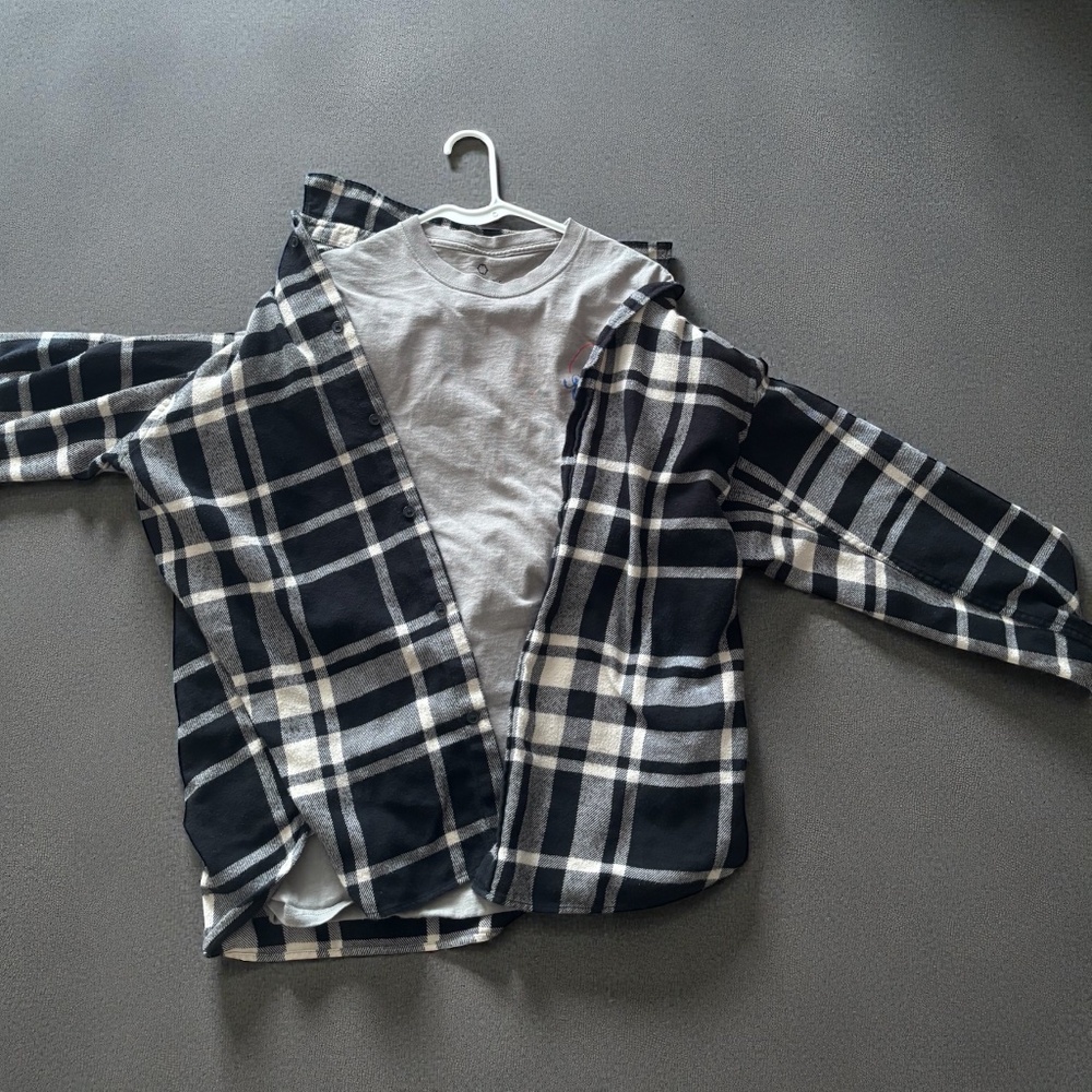 2 in 1 ( EMPYER Brand and LOGG H&M Flannel)